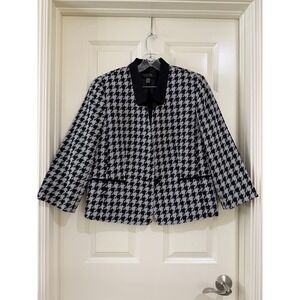 black label by evan picone women blazer size 14